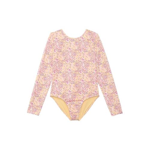 Roxy Tropidelic Swimsuit Girls 10 Multi Stretch Long Sleeve One Piece JDM2385
