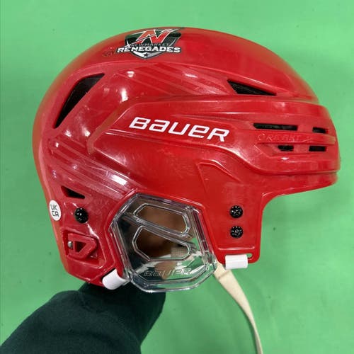 Red Medium Bauer Re-Akt 85 Helmet
