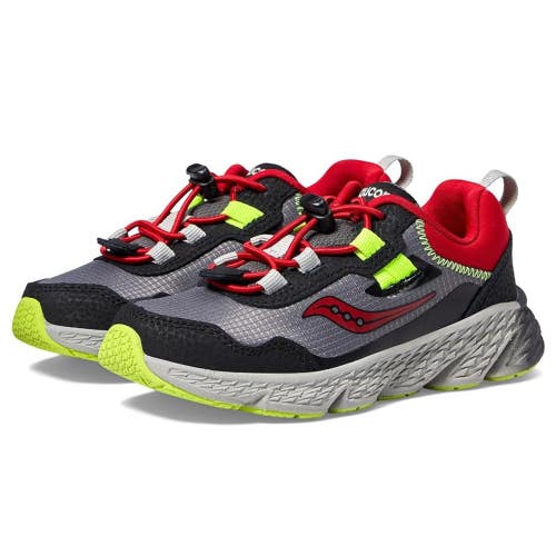 Saucony Wind Shield 3.0 SK267278 Sneakers Kids 12 Gray Sportswear Shoes HTAT424