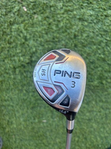 PING i15 3-Wood — Stiff Flex Graphite, Excellent Condition  , Ready to Play