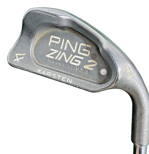 Ping Zing2 4 Iron Silver Dot 4 Up RH Plus 0.75" JZ Stiff Steel 39" Nice Grip