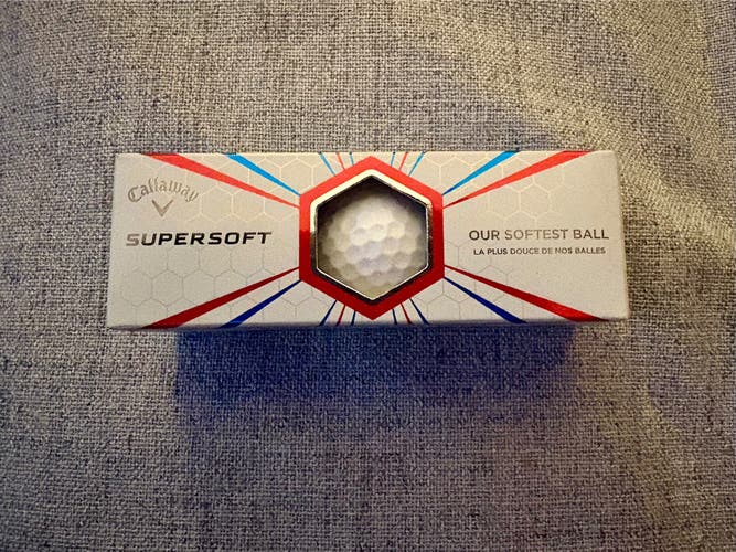Callaway Supersoft Golf Balls 3 Pack (New)
