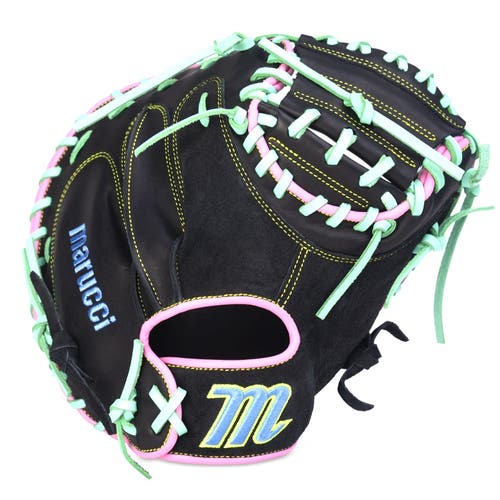 Marucci Oxbow V4 33.5 in Catchers Mitt Black Highlighter Right Throw