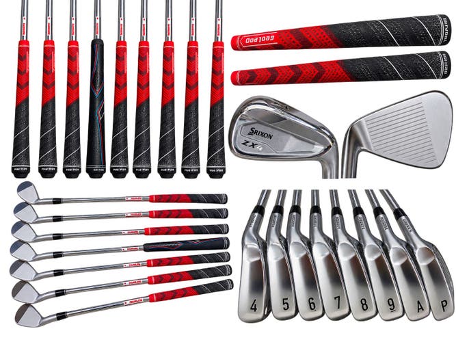 Men's 2021 Srixon ZX4 Right Handed Iron Set (8 Clubs) #4 - #9, PW, GW (Used)