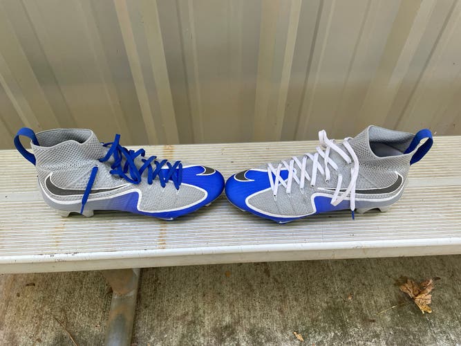 Blue Men's Size M 10.5 (W 11.5) Adult Nike Vapor Edge 360 Cleats (New)