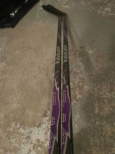 NEW Intermediate Bauer Vapor Flylite Purple P28 55 Flex Left Handed Hockey Stick (New)