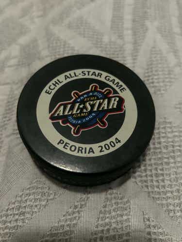 2004 ECHL All Star Game Peoria, IL Official Game Puck