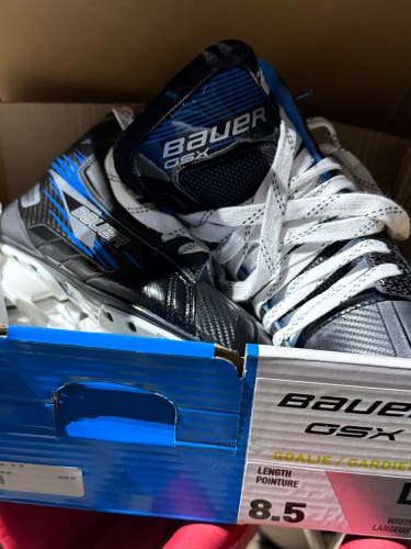 2026 Bauer GSX Hockey Goalie Skates Regular Width (Used)