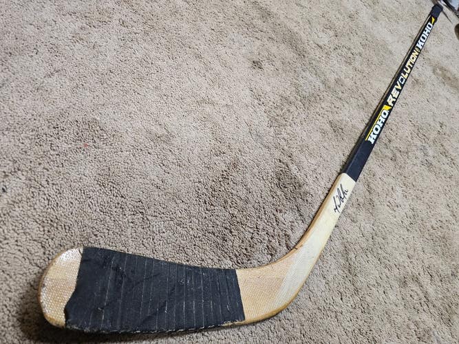 MARIO LEMIEUX 95'96 Signed Pittsburgh Penguins NHL Game Used Hockey Stick w COA