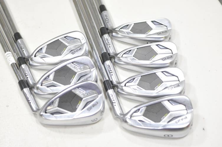 Ping G430 5-W,45* Iron Set Right Stiff Flex Black Dot DG S300 105g Steel #228060