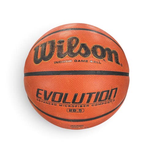 Used Wilson Evolution Basketball Adult Indoor Official Size 29.5" 11735-S000371184