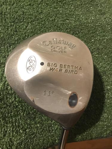 Callaway Ladies Big Bertha War Bird 11* Driver Ladies Gems Steel Shaft (42.5)