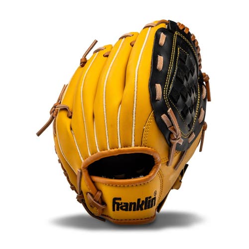 New Franklin Fieldmaster 10" Baseball Glove Tan/Black RH Throw 11735-FRA22607