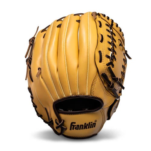New Franklin Fieldmaster 12" Baseball Glove Camel RH Throw 11735-FRA22663