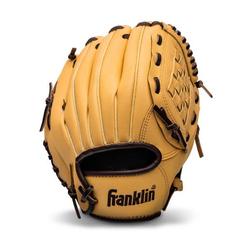 New Franklin Fieldmaster 10" Baseball Glove Camel RH Throw 11735-FRA22667
