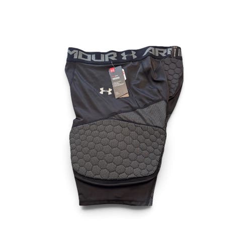 Black Size XL Men's Under Armour UA Gameday 3-Pad Compression Shorts Padded Girdle 6007509-001