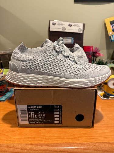 NOBULL Trainer Shoes Gray Men's Size M 12.0 (W 13.0) (New)