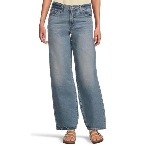 Levi's Baggy Dad Jeans Womens 29x32 Blue Denim Cotton Medium Wash Roomy CLH122