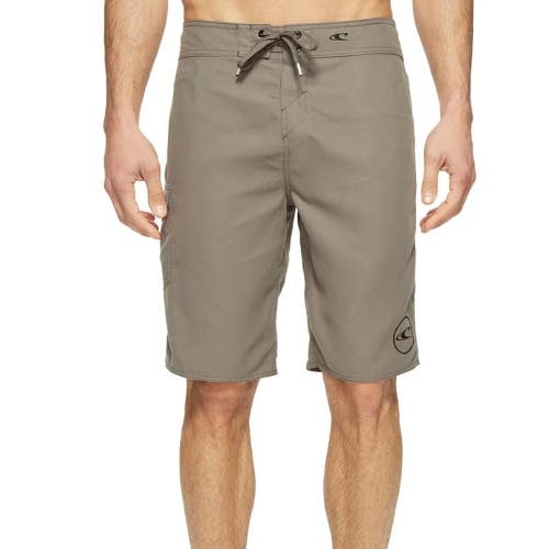 O'Neill Santa Cruz Solid 2.0 Boardshorts Men 30 Charcoal Swimwear Surfing CLH132