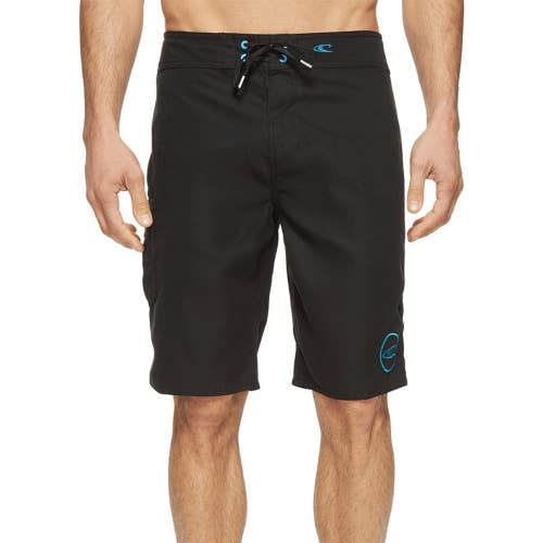 O'Neill Santa Cruz Solid 2.0 Boardshorts Mens 30 Black Quick Dry Swimwear CLH78