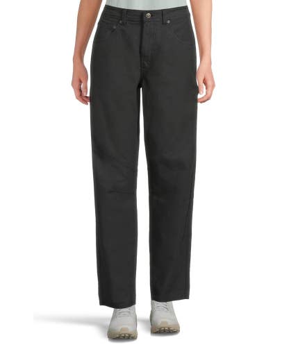 Prana Rock Ridge Carpenter Pants Womens 12 Black Cotton Stretch Straight CLH105