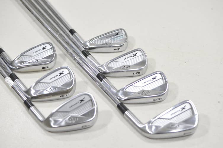 Callaway X Forged 2018 4-PW Iron Set X-Stiff Flex RH DG 105g X100 Steel #230090