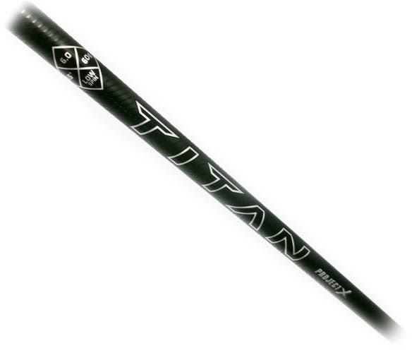 Project X Titan Black 6.0 60 Driver Shaft Stiff Flex w/ Titleist GTS Adapter