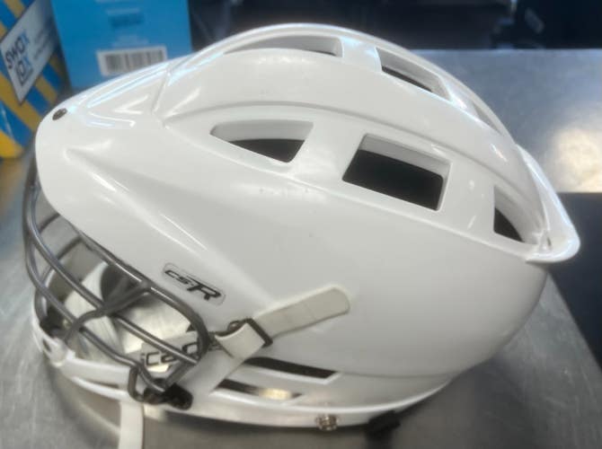 Used Cascade CS-R 12 UNDER Lacrosse Helmet White One Size 11497-S000162741