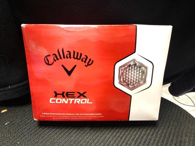 Callaway HEX Control 12 ct. White Golf Balls BRAND NEW