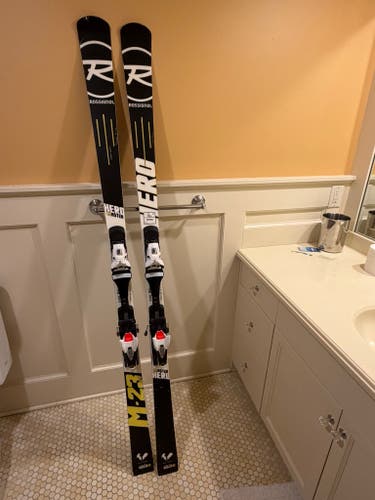Rossignol Hero Master R23 185cm GS Race Skis + Look SPX 12 Bindings Tuned