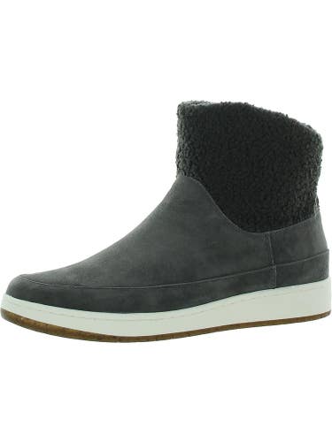 Aetrex Winnie Boots Women's US 9 Black Suede Round Toe Winter Bootie RHS10027