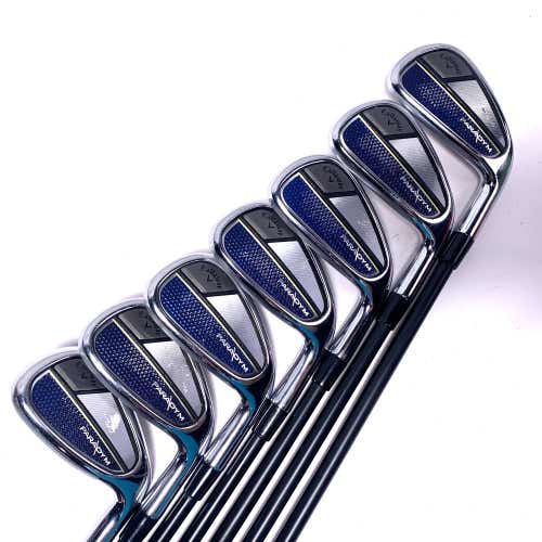 Callaway Paradym Iron Set 5-PW+AW KBS Max Graphite Iron 65g Regular RH