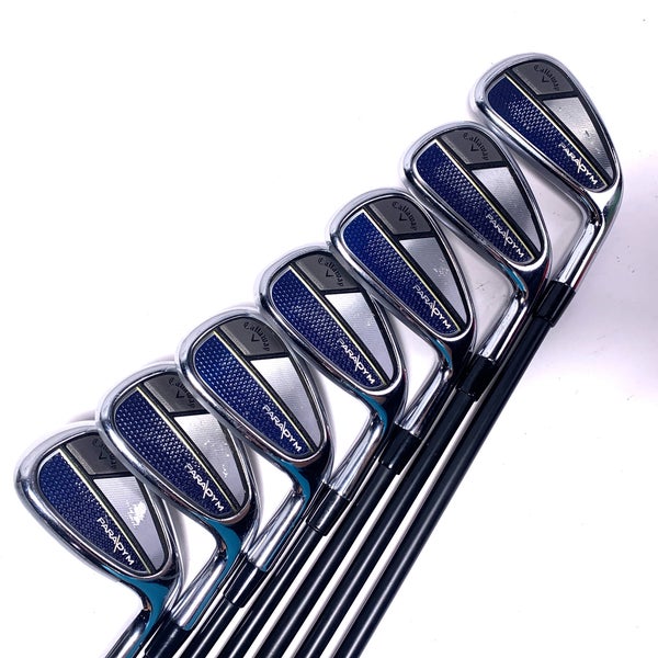 Callaway Paradym Iron Set 5-PW+AW KBS Max Graphite Iron 65g Regular RH