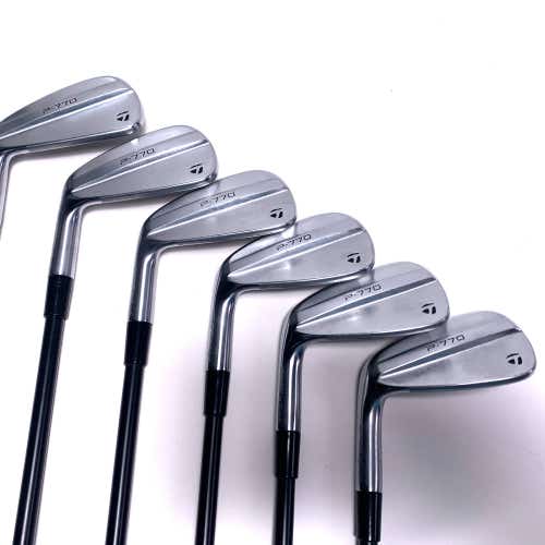 LEFTY TaylorMade P770 2024 Iron Set 5-PW KBS Max Graphite Iron Junior LH -1.5"