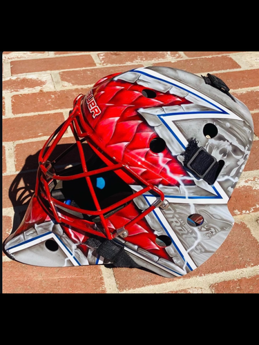 Game Worn Bauer Hockey Goalie Mask