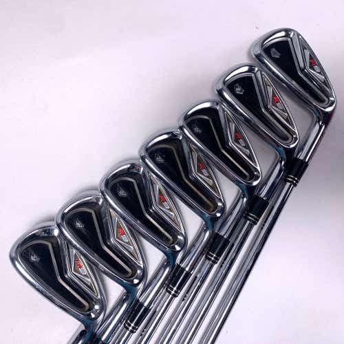 TaylorMade R9 TP Iron Set 4-PW KBS Tour Extra Stiff Steel Mens RH