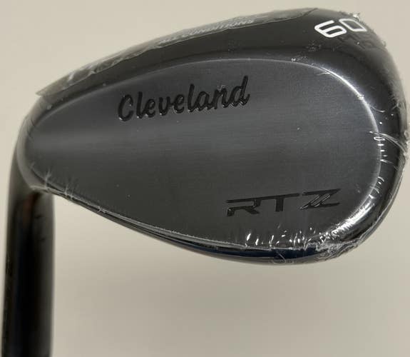 Cleveland RTZ Black Satin Lob LW Wedge LEFT Hand 60-10* Steel DG Spinner LH NEW