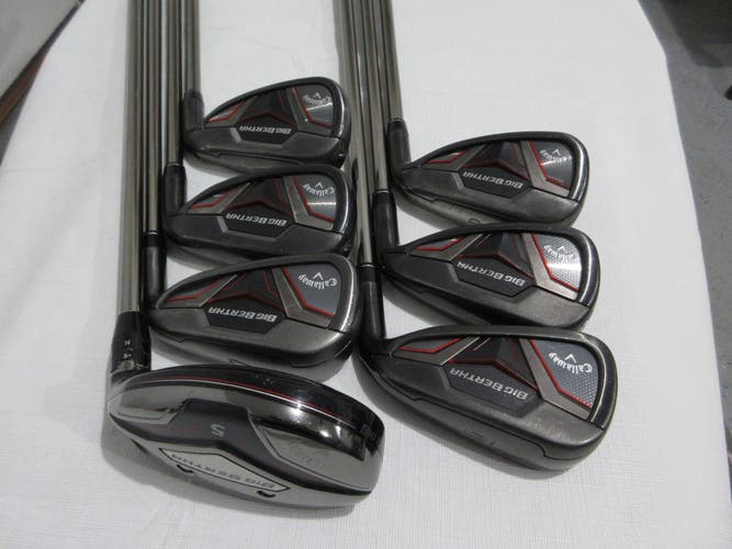 Callaway Big Bertha 19 Iron Set - 5H, 6-PW, AW - Senior Flex Graphite