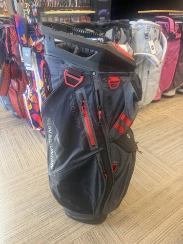 Sun Mountain C-130 CART bag (Steel/Black/Red)