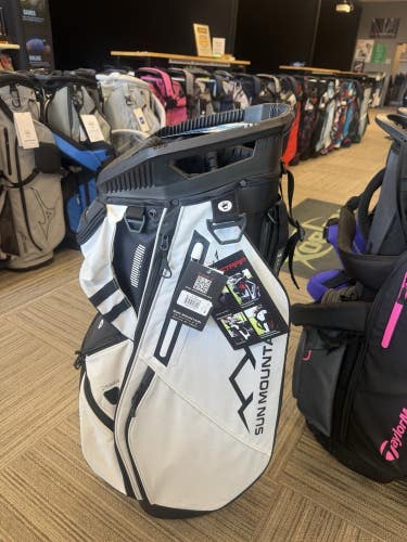 2025 Sun Mountain C130 Cart Bag (Black/White)