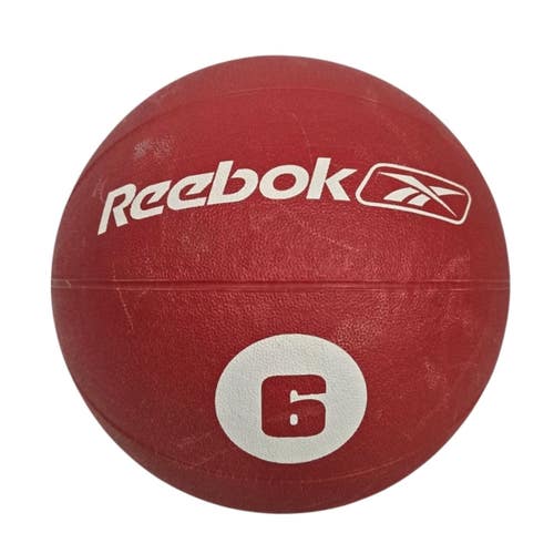Used Reebok Medicine Ball Red 6 lb 11406-S000112377