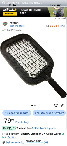 (New) accubat pro training racket