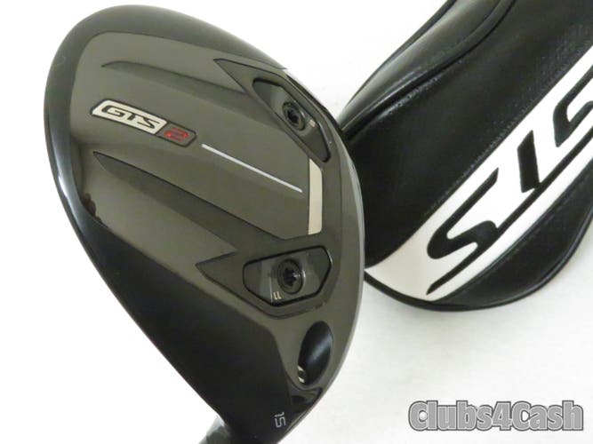 Titleist GTS2 Fairway 15°  Mitsubishi Tensei 1K Blue RIP 65 Stiff +Cover MINT