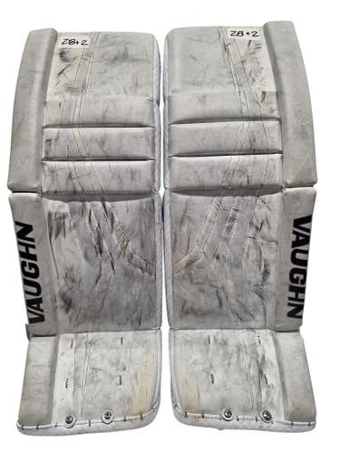 Vaughn VELOCITY JR Junior Goalie Pads White 28"+2