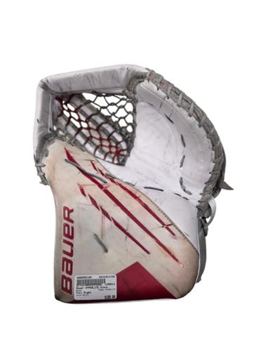Bauer Vapor Hyperlite Senior Goalie Catch Glove White/Red