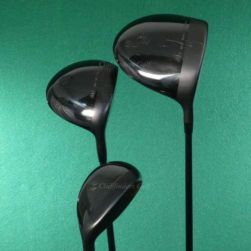 Stix Golf 10.5 Driver, 3 Wood & 4 Hybrid Graphite Stiff w/ Headcovers SET OF 3