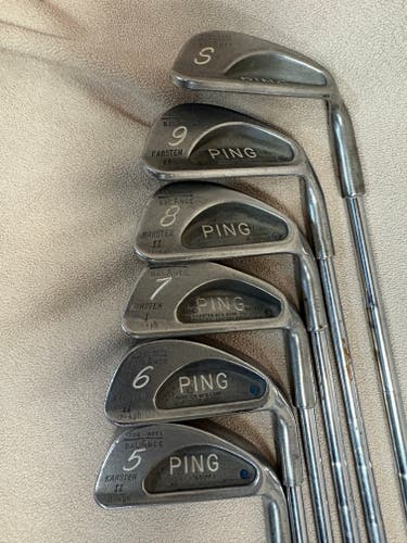 Men's Ping Karsten II Right Handed Iron Set Regular Flex 6 Pieces (Used)