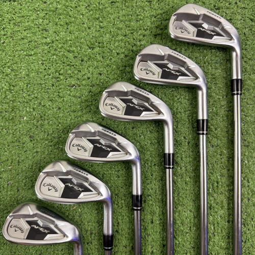 Callaway Apex CF 19 Iron Set 6-PW SW Project X Catalyst 50 5.0 Senior Flex