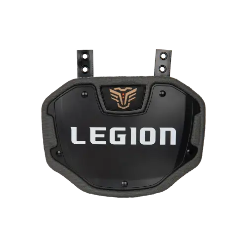 LEGION M-Series Football Back Plate - LG/XL - BLACK