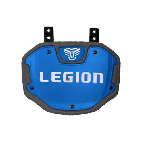 LEGION M-Series Highlight Football Back Plate - LG/XL - Highlight Blue